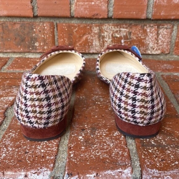 Alex Marie Clarabel Houndstooth d'Orsay Buckle Flats Women's Size 6 - Picture 4 of 8